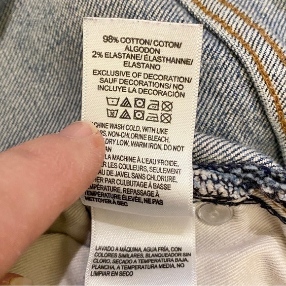 Lucky Brand 12 High Rise Jeans Crop Mini Boot Bridgette Womens Stretch - Picture 13 of 16